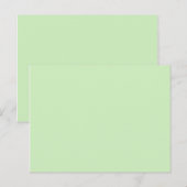 kleurthee groen briefkaart (Voorkant / Achterkant)