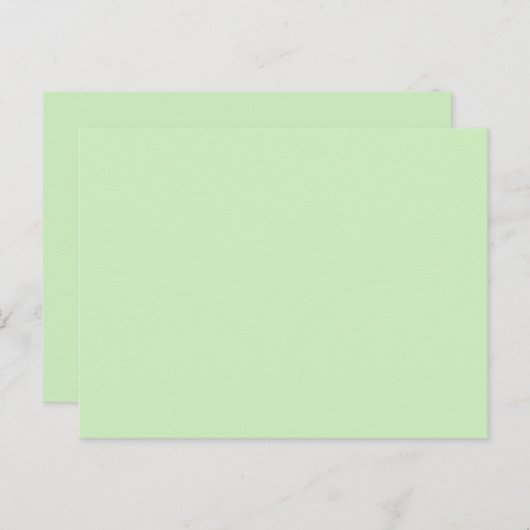 kleurthee groen briefkaart (Voorkant / Achterkant)