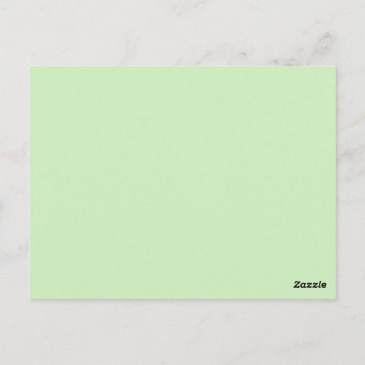 kleurthee groen briefkaart (Achterkant)