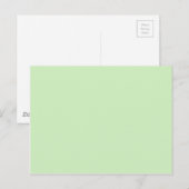 kleurthee groen briefkaart (Voorkant / Achterkant)