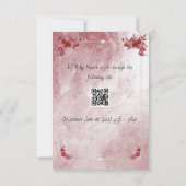 Kleurthema kastanjebruin in donkerrood kaart (Achterkant)