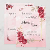 Kleurthema kastanjebruin kaart (Voorkant / Achterkant)