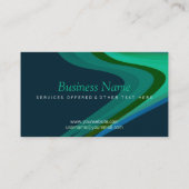 Kleurtherapie groen/blauw met Logo Visitekaartje (Achterkant)