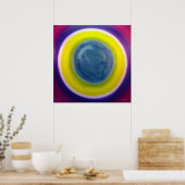 Kleurtherapie Verwarmend Mandala Fine Art Poster (Keuken)
