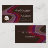 Kleurtherapiegolven met Logo Visitekaartje (Voorkant / Achterkant)