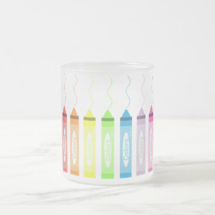 Kleurtijd! Matglas Koffiemok