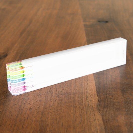 Kleurtijd! Naambordje (Zijkant)