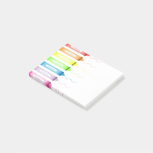 Kleurtijd! Post-it® Notes (Schuin)
