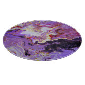 Kleurtoon acrylverf, abstract. snijplank (Hoek)