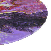 Kleurtoon acrylverf, abstract. snijplank (Hoek)