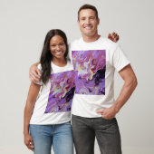 Kleurtoon acrylverf, abstract. t-shirt (Unisex)
