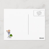 Kleurtoon Briefkaart (Achterkant)