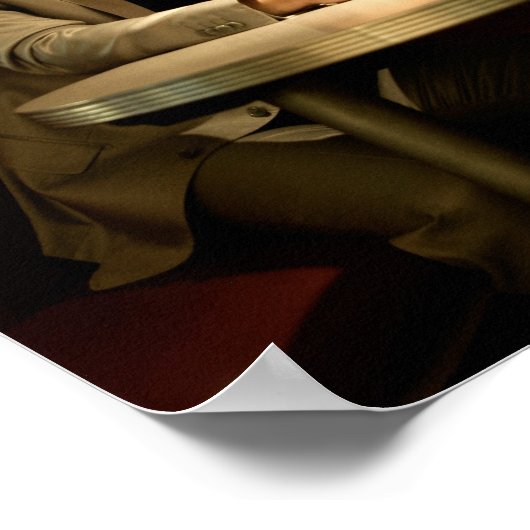 Kleurtoon en droog - Poster (Cafe) (Hoek)