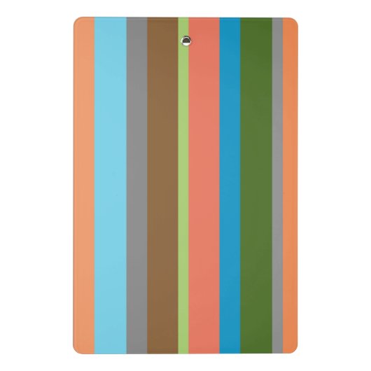 Kleurtoon gestreepte miniklembord mini klembord (Achterkant)