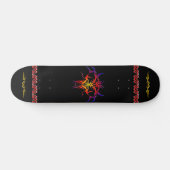 Kleurtoon ontwerpskateboard skateboard (Horizontaal)