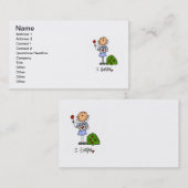 Kleurtoon Visitekaartje (Voorkant / Achterkant)