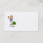 Kleurtoon Visitekaartje (Achterkant)