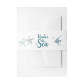 Kleurtrend onder het Baby shower Zee Uitnodigingen Wikkel (Voorkant Voorbeeld)