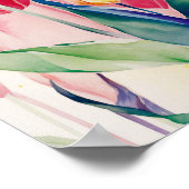 Kleurtulpen Poster (Hoek)
