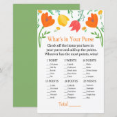 Kleurtulpen Wat zit er in je handtas? (Voorkant / Achterkant)