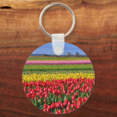 Kleurtulpveld Sleutelhanger (Voorkant)