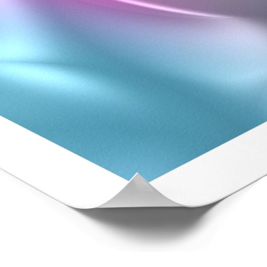 Kleurtunnel Poster (Hoek)