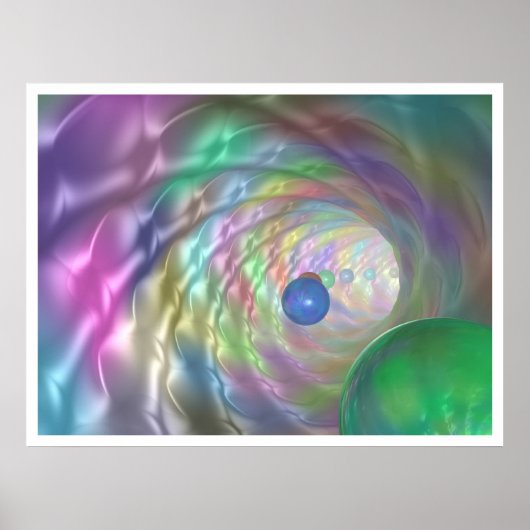 Kleurtunnel Poster (Voorkant)