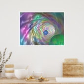 Kleurtunnel Poster (Keuken)