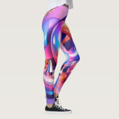 Kleuruitbarsting Abstracte Leggings (Rechts)