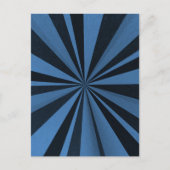 Kleuruitbarsting - Blauw Briefkaart (Voorkant)