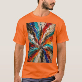 Kleuruitbarsting Explosie 3D T-shirt