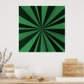 Kleuruitbarsting - Groen Poster (Keuken)