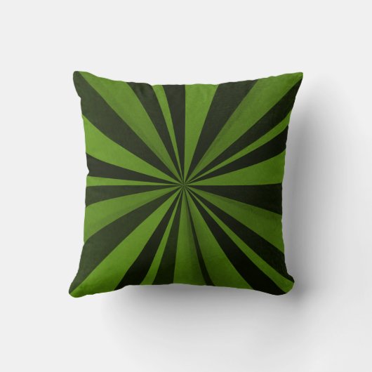 Kleuruitbarsting - Olijfgroen Kussen (Achterkant)