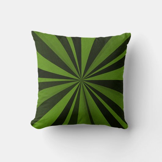 Kleuruitbarsting - Olijfgroen Kussen (Voorkant)