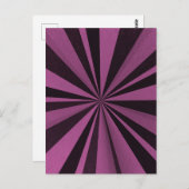 Kleuruitbarsting - Roze Briefkaart (Voorkant / Achterkant)