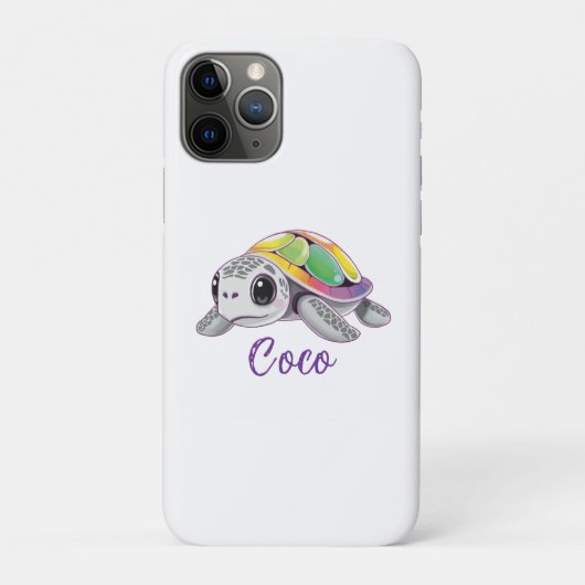 Kleuruitbarsting Zeeschildpad Case-Mate iPhone Case (Achterkant)
