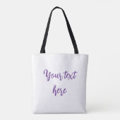 Kleuruitbarsting Zeeschildpad Tote Bag (Achterkant)
