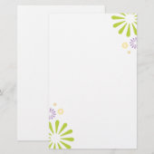 Kleuruitbarstingen Briefpapier (Voorkant / Achterkant)