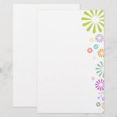 Kleuruitbarstingen Briefpapier (Voorkant / Achterkant)