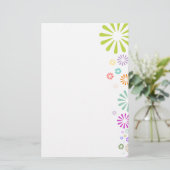 Kleuruitbarstingen Briefpapier (Staand voorkant)