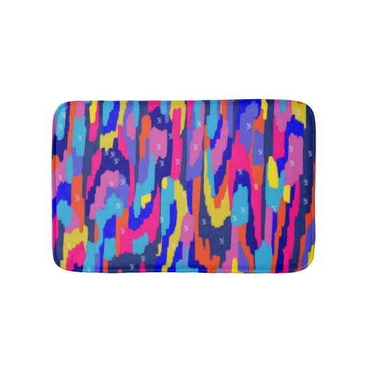 Kleurvak Abstract Badmat (Voorkant)
