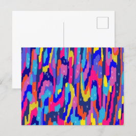 Kleurvak Abstract Briefkaart