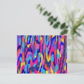 Kleurvak Abstract Briefkaart (Staand voorkant)