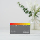 Kleurvariaties 01 (60% grijs) visitekaartje (Staand voorkant)