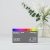 Kleurvariaties 02 (60% grijs) visitekaartje (Staand voorkant)