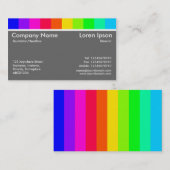 Kleurvariaties 04 (60% grijs) visitekaartje (Voorkant / Achterkant)