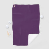 Kleurvast, donker paars, donker golfhanddoek (Insitu)