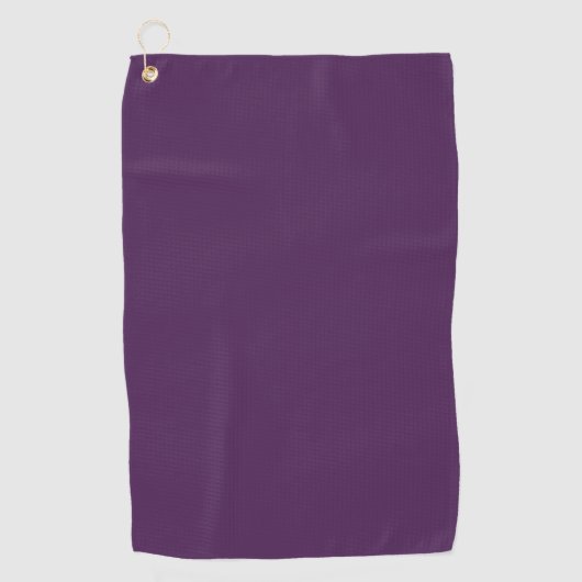Kleurvast, donker paars, donker golfhanddoek (Voorkant)