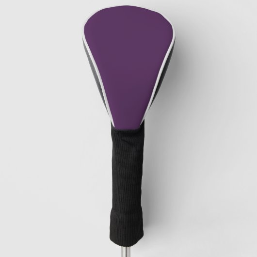 Kleurvast, donker paars, donker golfheadcover (Voorkant)