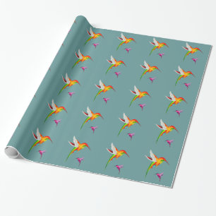 Kleurvederwild — Verpakkingspapier Cadeaupapier